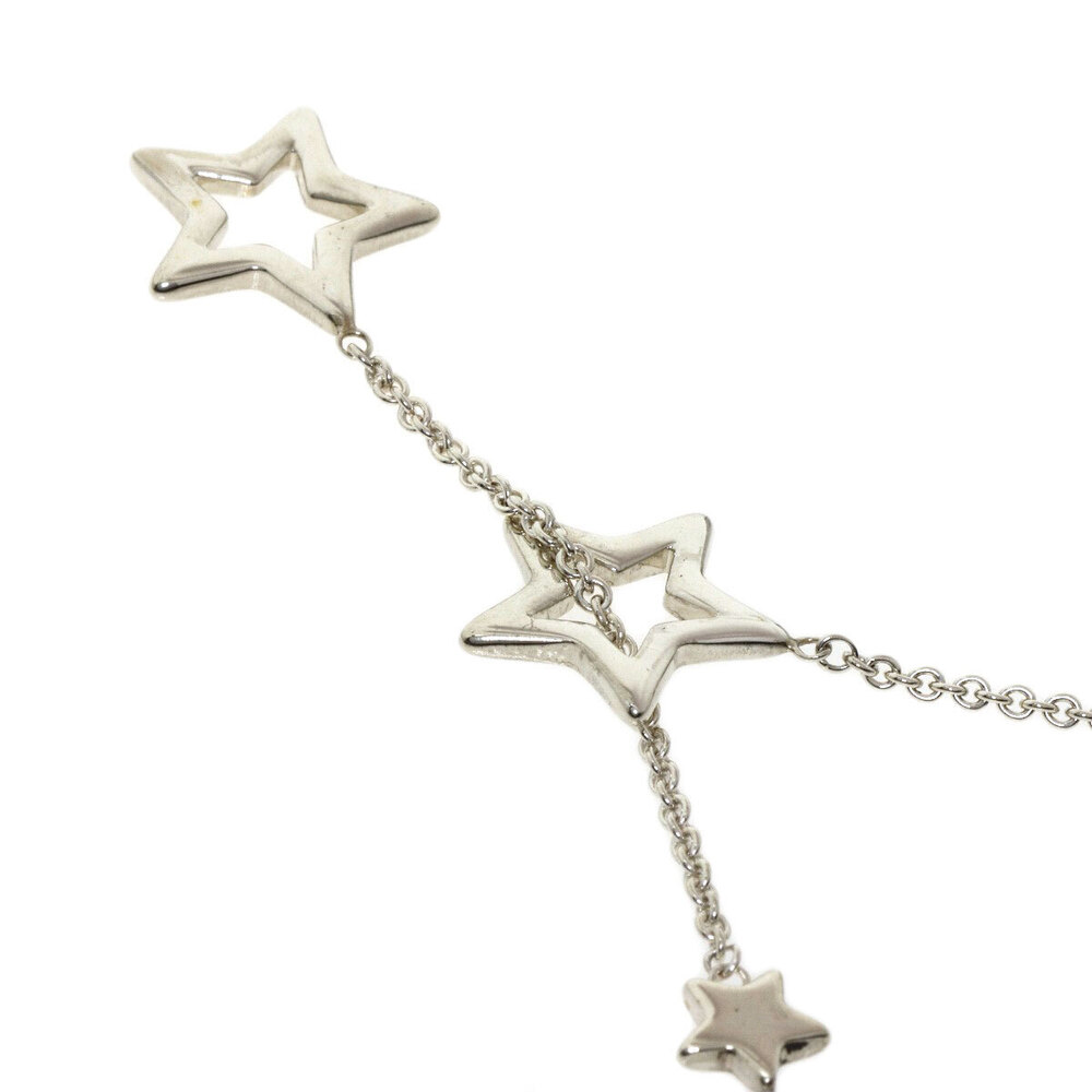 Tiffany Co Star Motif Necklace Silver